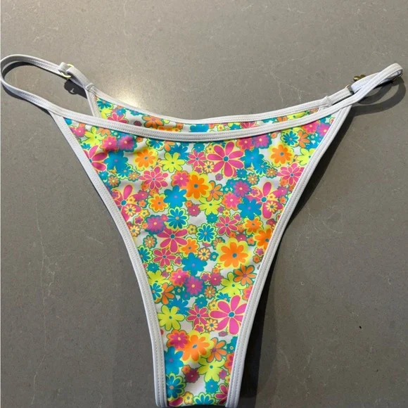 Kulani Kinis Colorful Floral Bikini Bottom - Picture 2 of 5